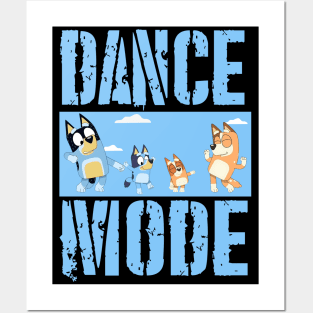 Bluey Dance Mode Posters and Art